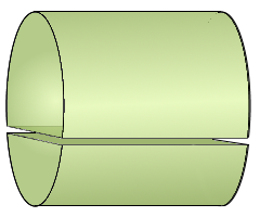 Zylinder-Segment