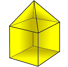 Verlängerte Quadratpyramide