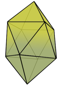 verdreht verlängerte Quadratbipyramide