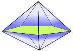 fünfeckige Doppelpyramide