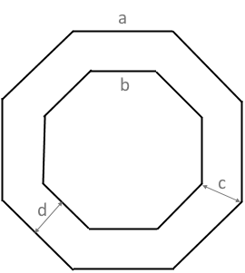  regular polygon ring