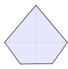Axial Symmetric Pentagon