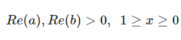 Incomplete beta function formula