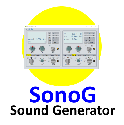 Menu Item SonoG Tone Generator